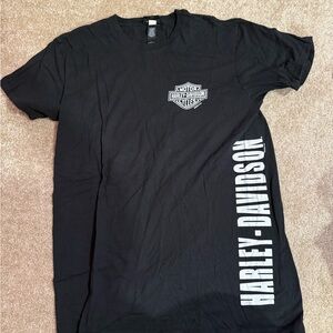 Harley-Davidson Black and White Logo Tee